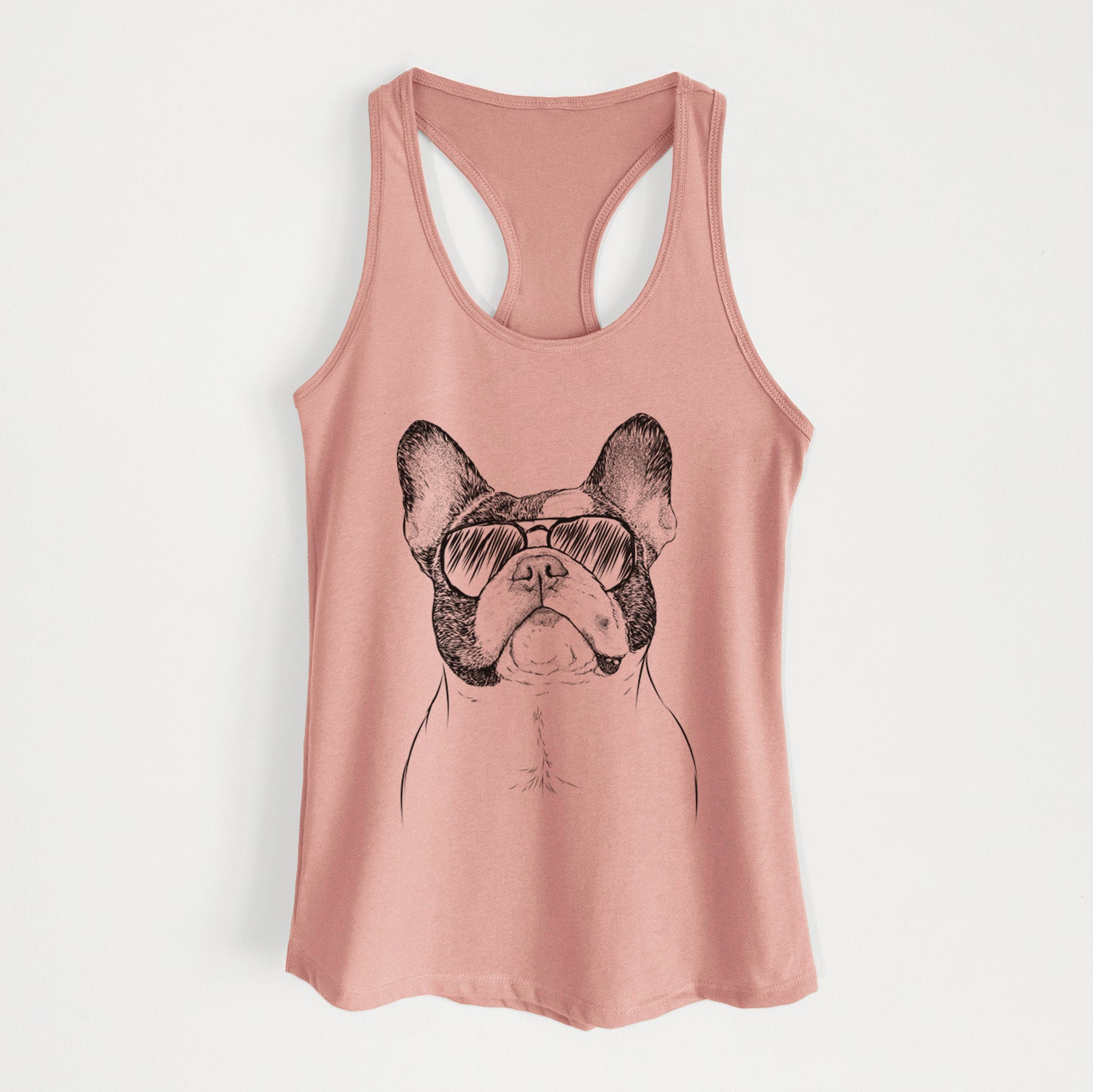 Ella the French Bulldog - Women's Racerback Tanktop