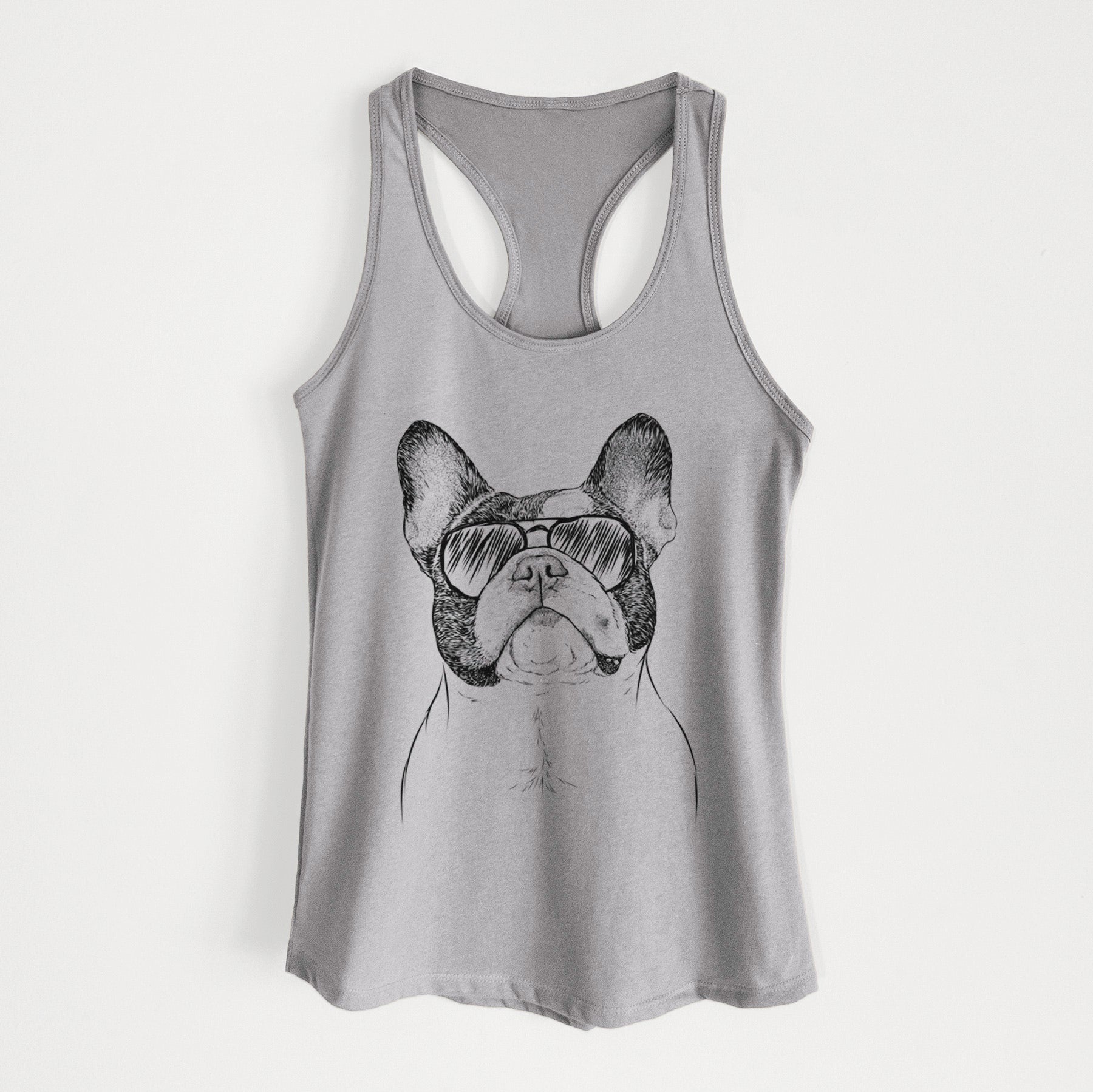 Ella the French Bulldog - Women's Racerback Tanktop