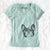 Aviator Ella the French Bulldog - Women's V-neck Shirt