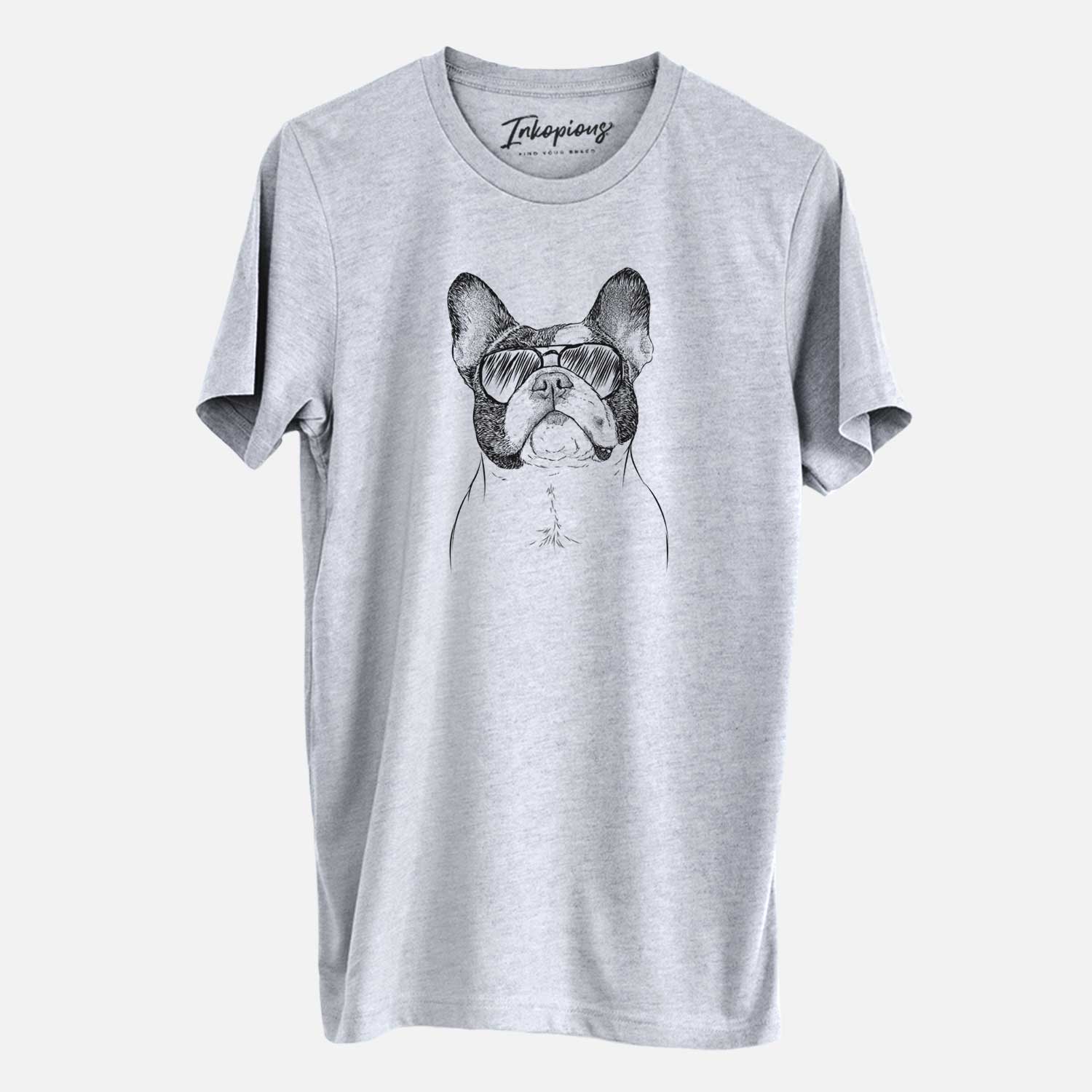 Aviator Ella the French Bulldog - Unisex Crewneck