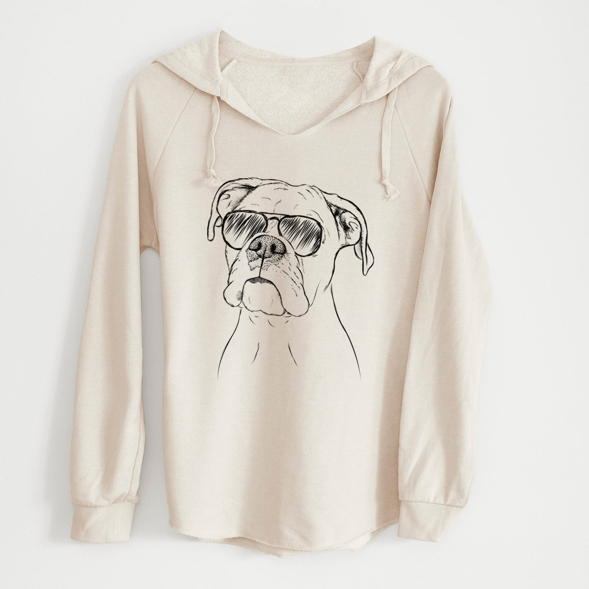 Aviator Ellie the Boxer - Cali Wave Hooded Sweatshirt