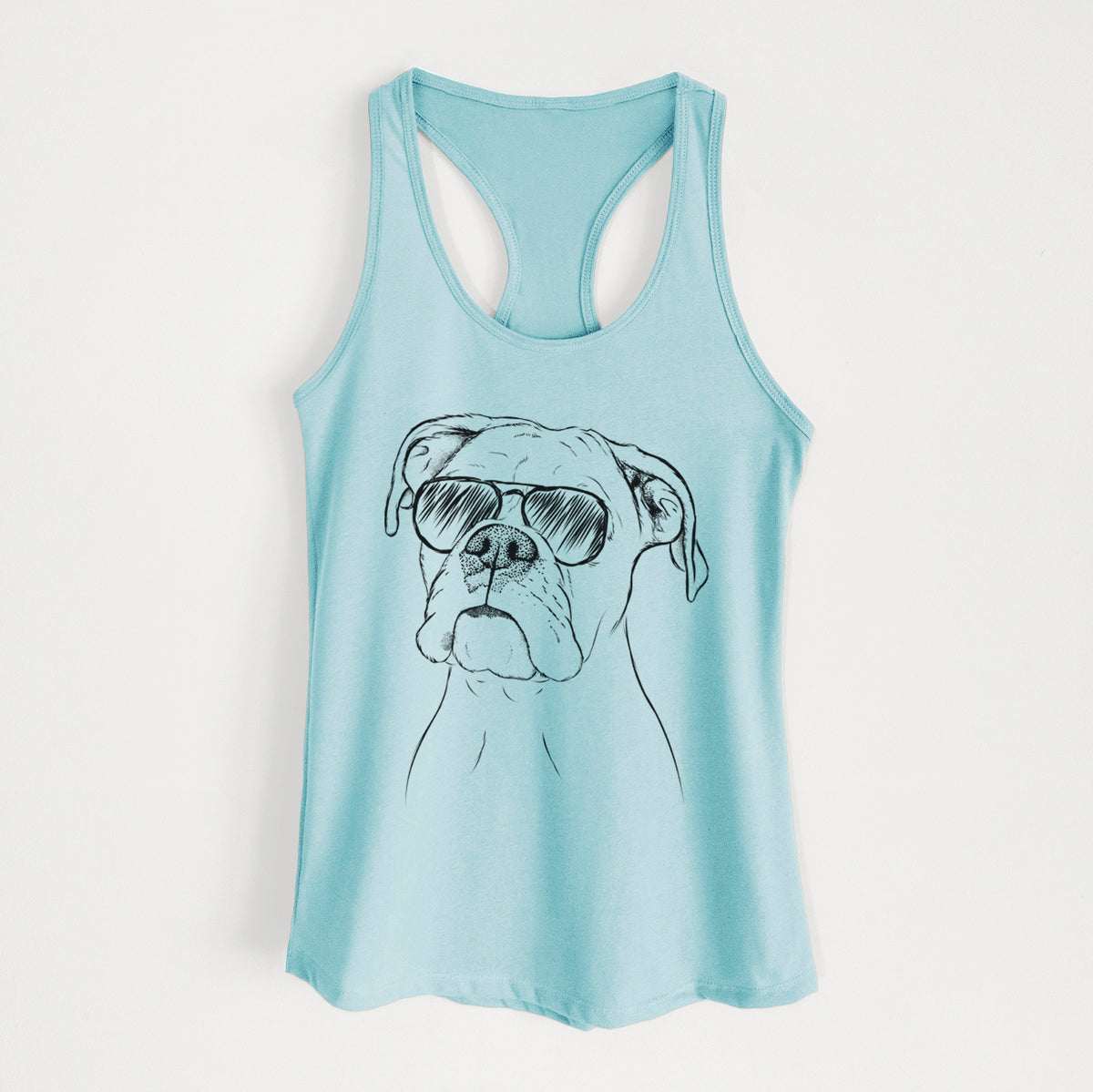 Ellie the Boxer - Women's Racerback Tanktop