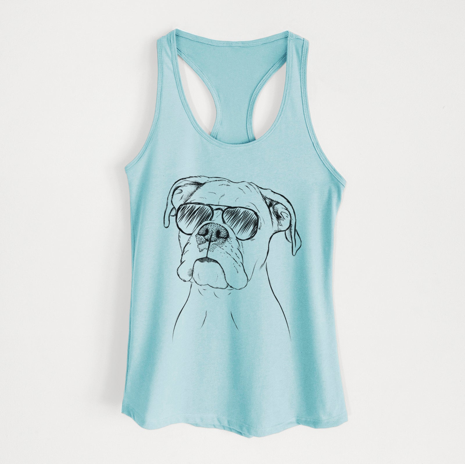 Ellie the Boxer - Women's Racerback Tanktop