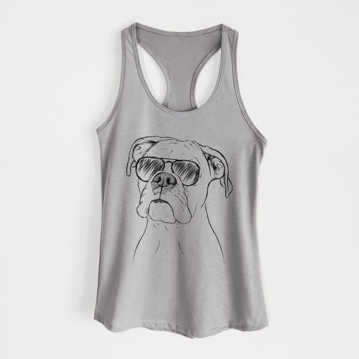 Ellie the Boxer - Women's Racerback Tanktop