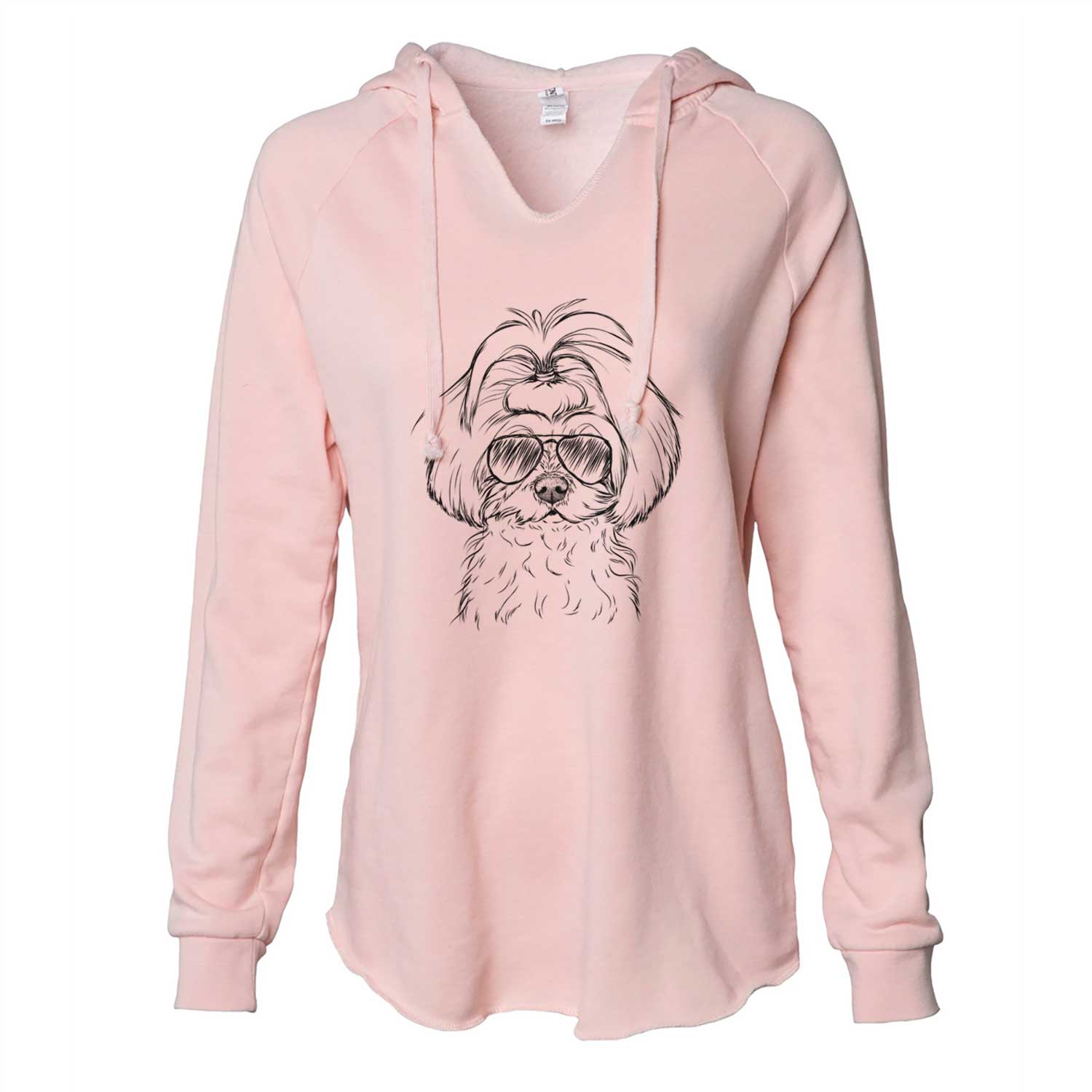 Ellie the Maltese - Cali Wave Hooded Sweatshirt