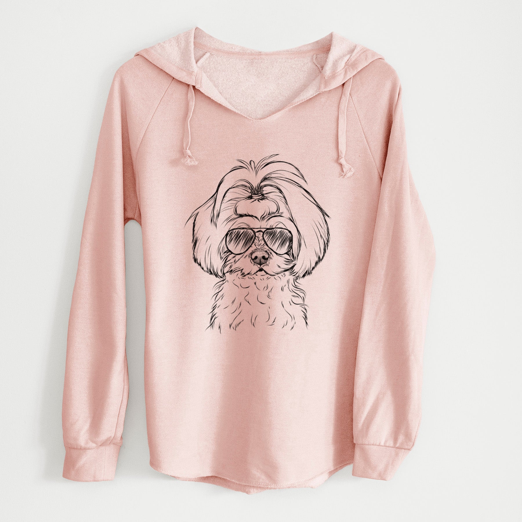 Aviator Ellie the Maltese - Cali Wave Hooded Sweatshirt