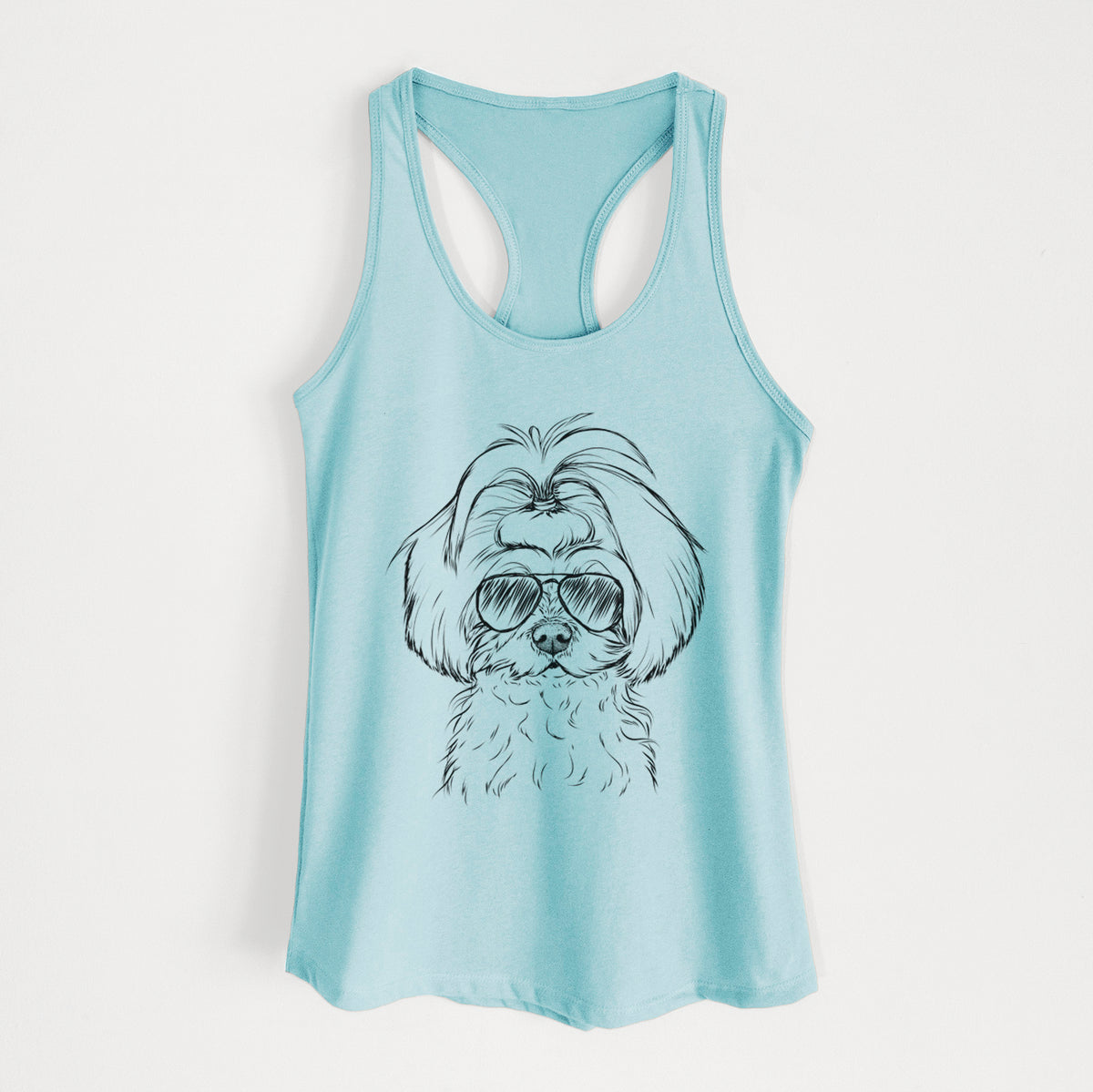 Ellie the Maltese - Women's Racerback Tanktop