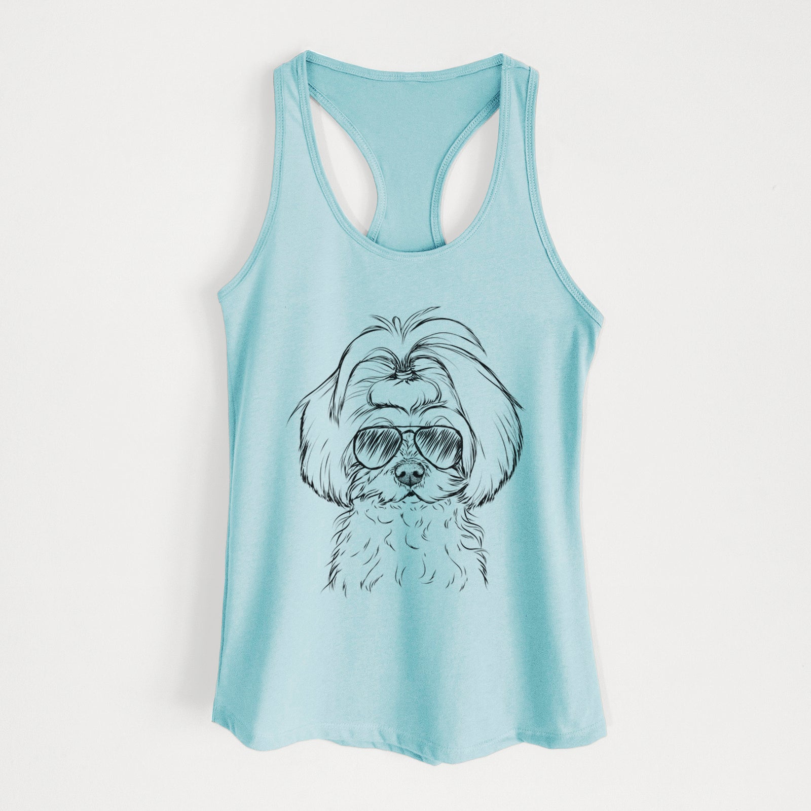 Ellie the Maltese - Women's Racerback Tanktop