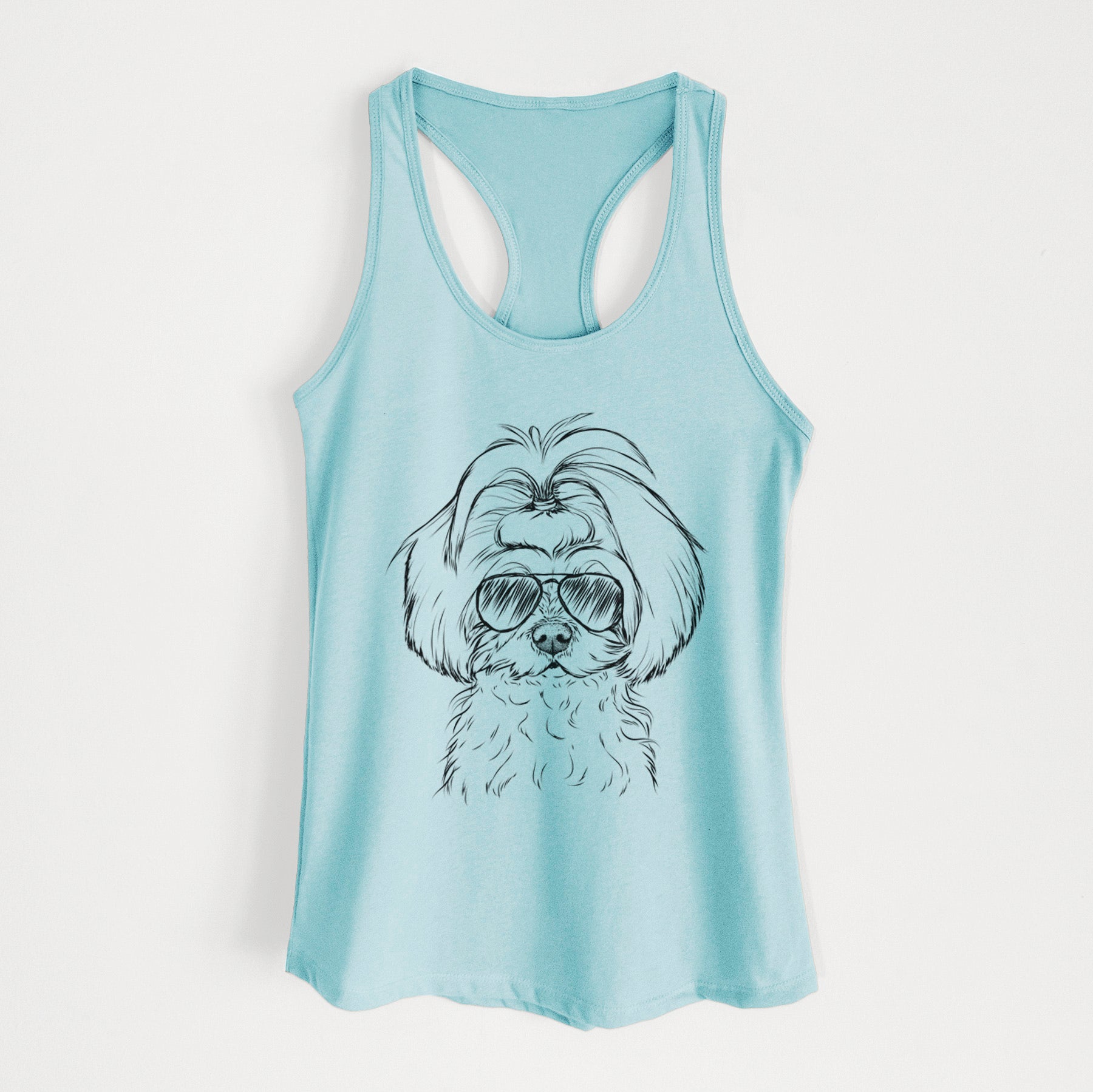 Ellie the Maltese - Women's Racerback Tanktop