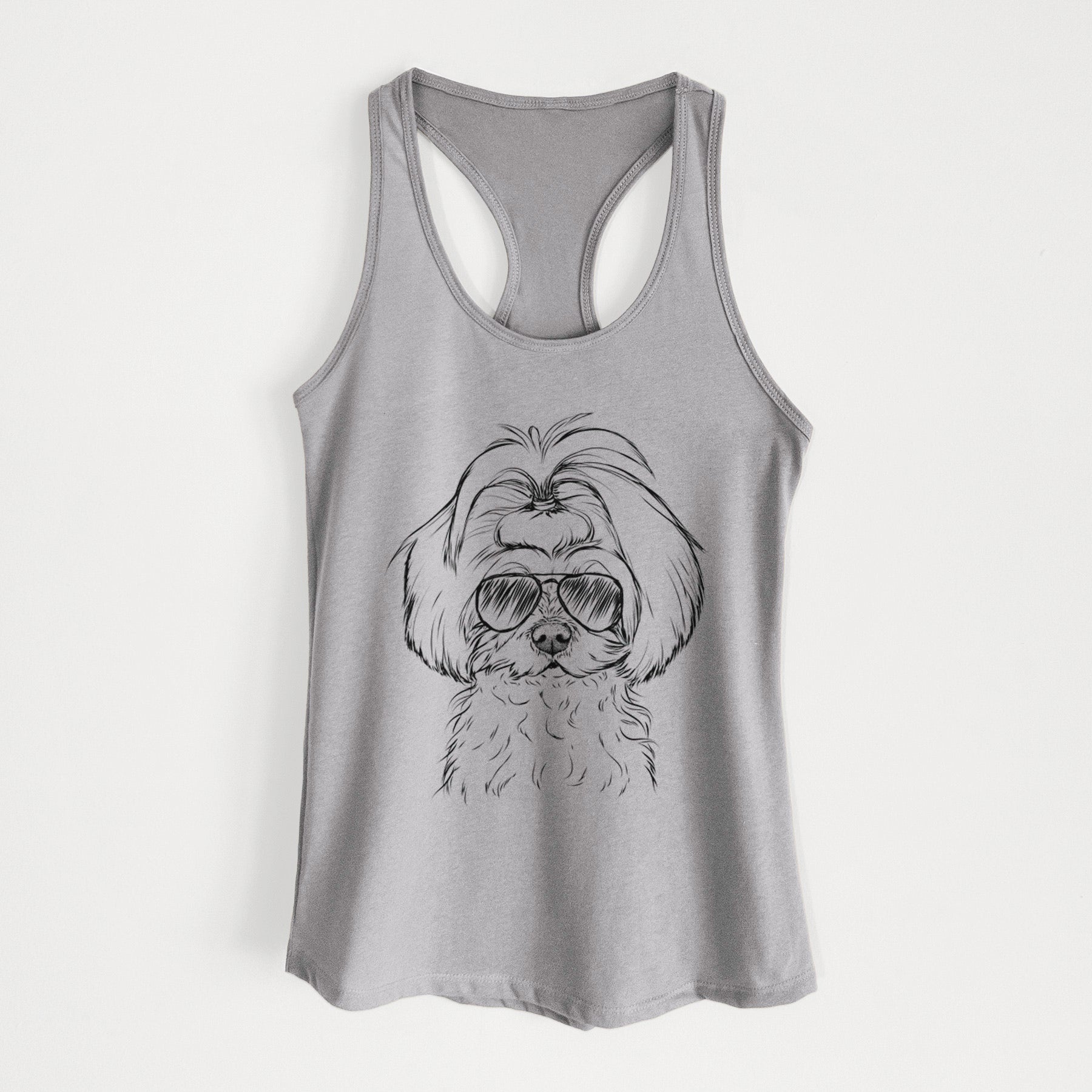 Ellie the Maltese - Women's Racerback Tanktop