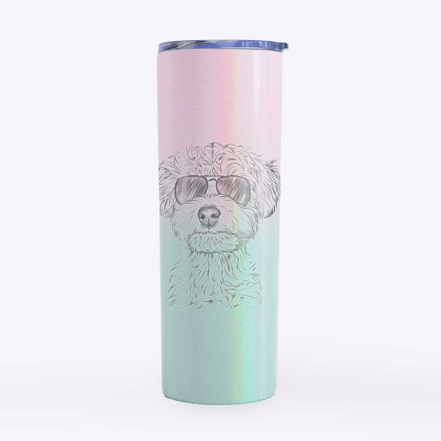 Elliott the Yorkiepoo - 20oz Skinny Tumbler