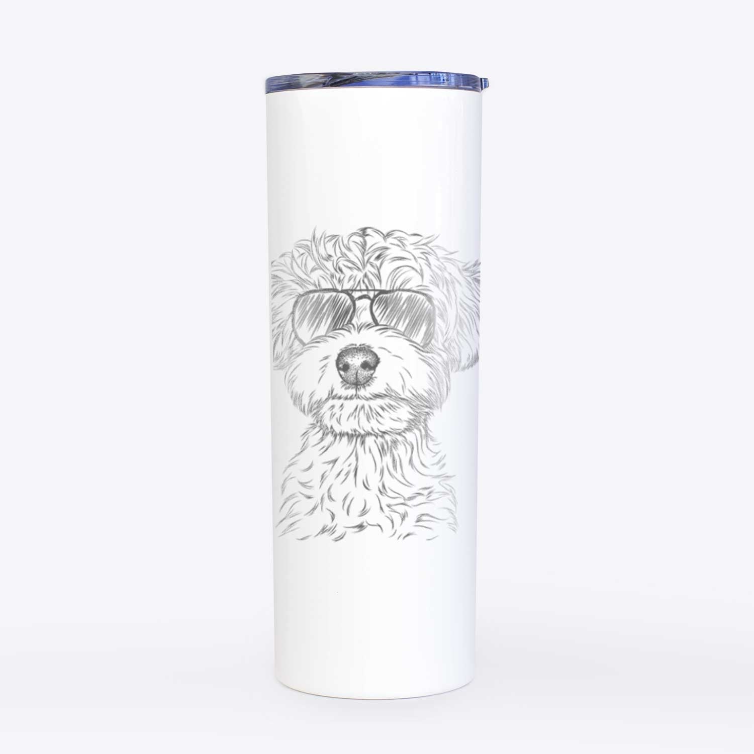 Elliott the Yorkiepoo - 20oz Skinny Tumbler