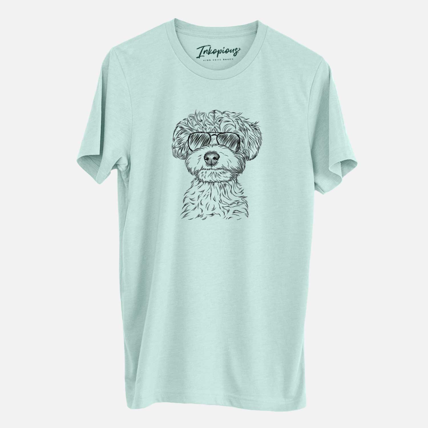 Aviator Elliott the Yorkiepoo - Unisex Crewneck