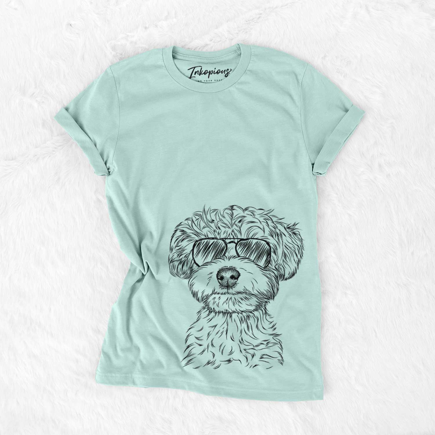 Aviator Elliott the Yorkiepoo - Unisex Crewneck