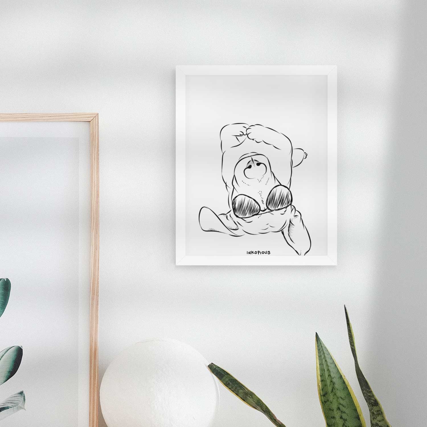 Eloise the Mixed Breed Art Print