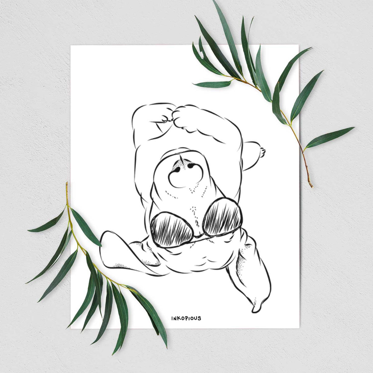 Eloise the Mixed Breed Art Print