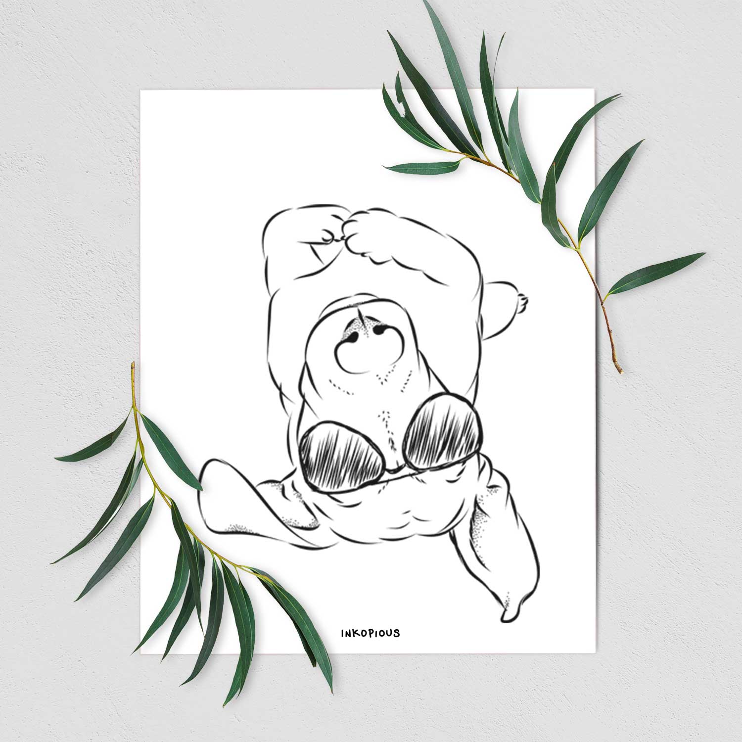 Eloise the Mixed Breed Art Print