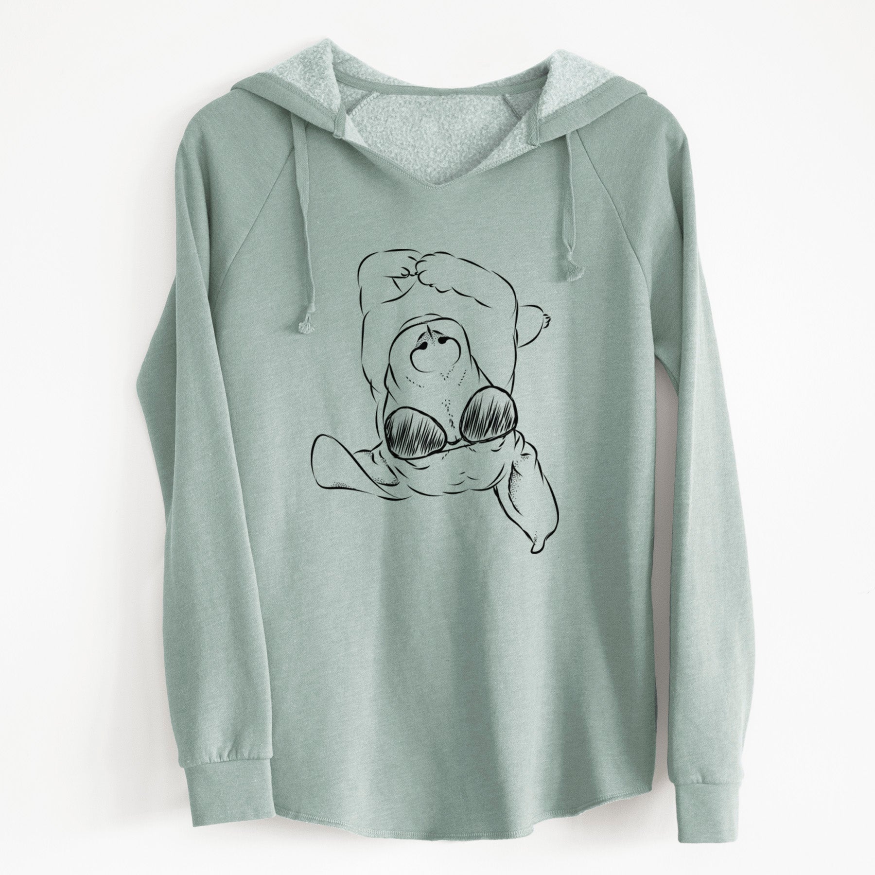 Aviator Eloise the Mixed Breed - Cali Wave Hooded Sweatshirt