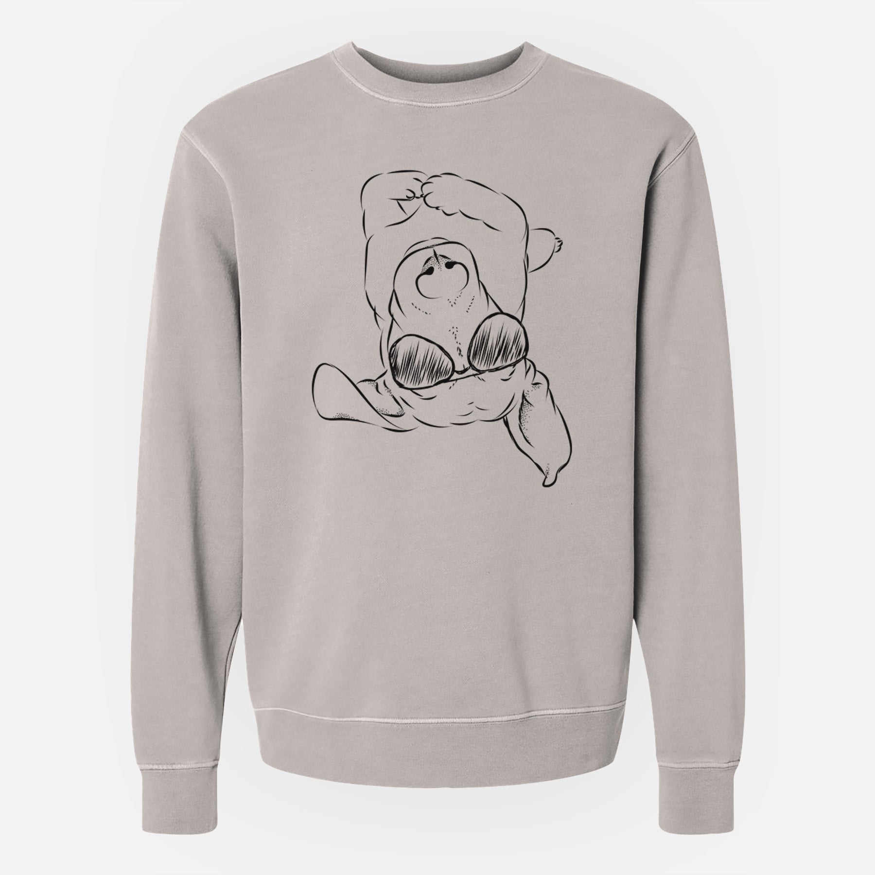 Aviator Eloise the Mixed Breed - Unisex Pigment Dyed Crew Sweatshirt