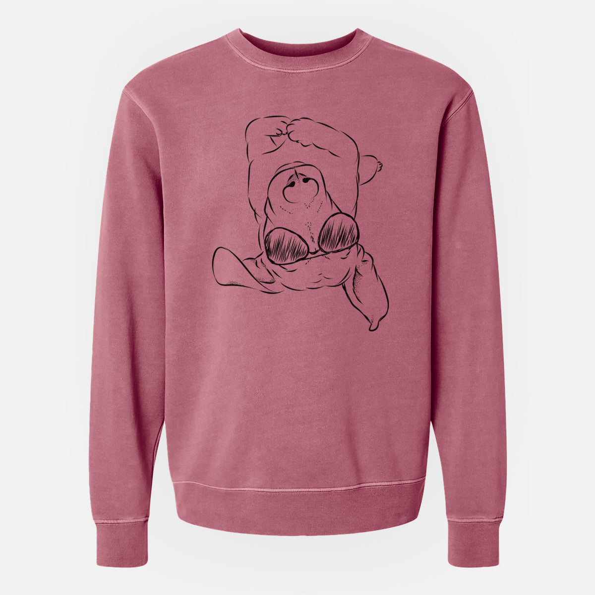 Aviator Eloise the Mixed Breed - Unisex Pigment Dyed Crew Sweatshirt