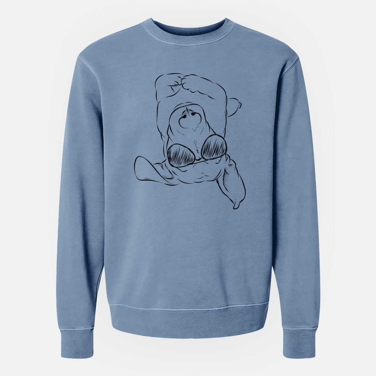 Aviator Eloise the Mixed Breed - Unisex Pigment Dyed Crew Sweatshirt