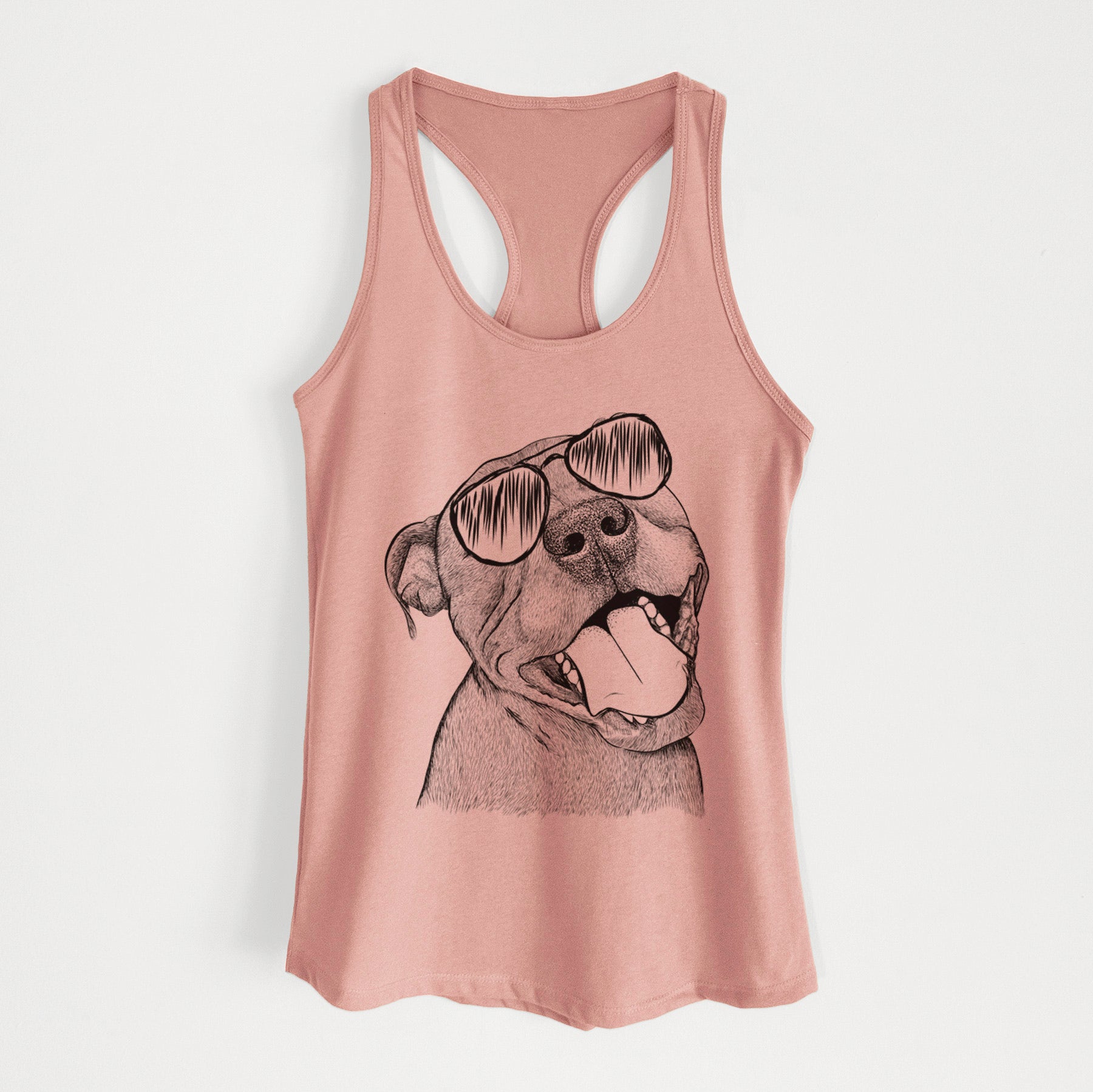 Eloise the Pitbull Mix - Women's Racerback Tanktop