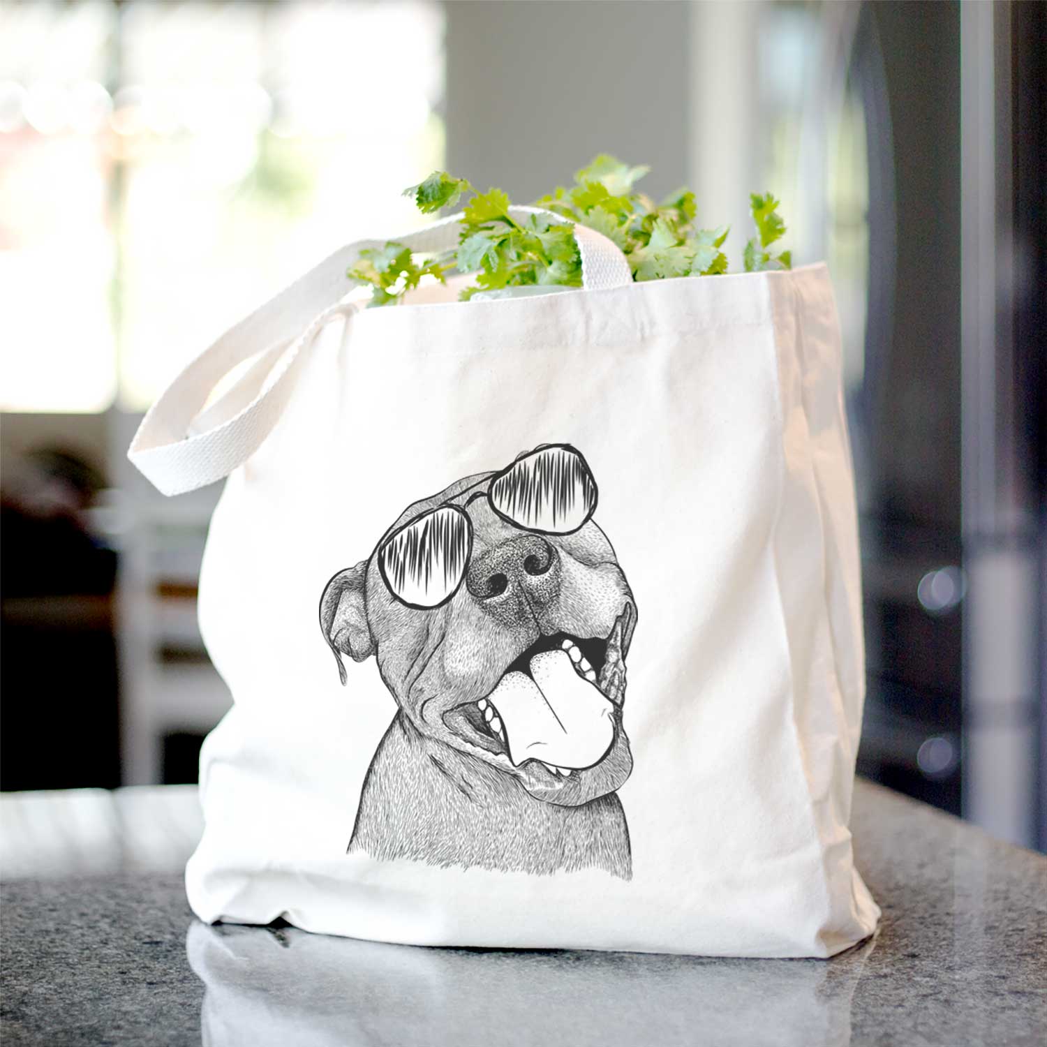 Eloise the Pitbull Mix - Tote Bag