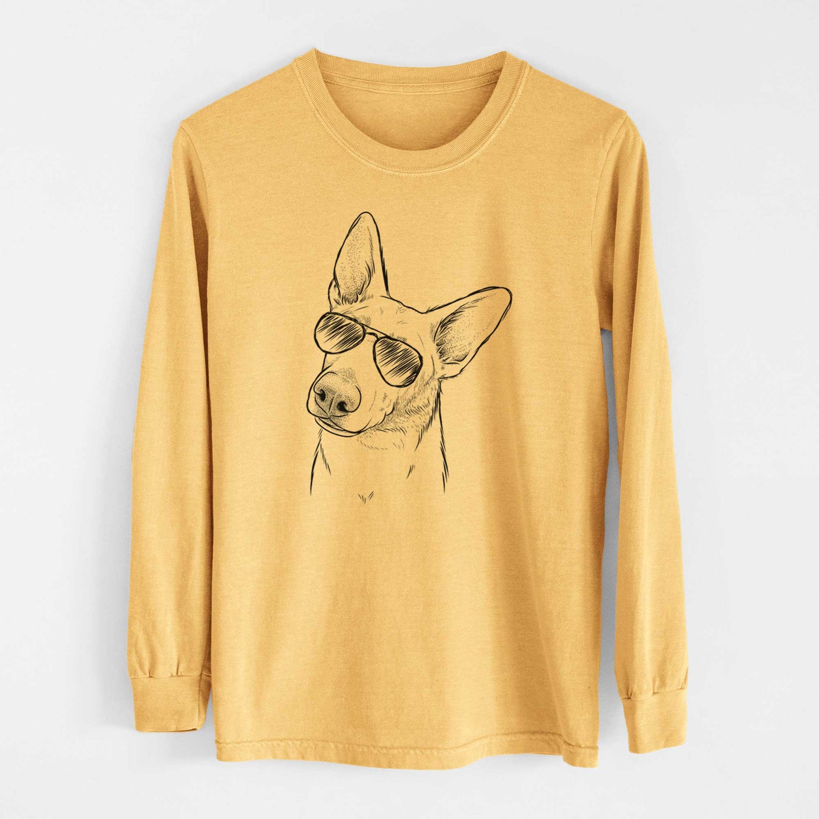 Aviators Elsa the German Shepherd - Heavyweight 100% Cotton Long Sleeve