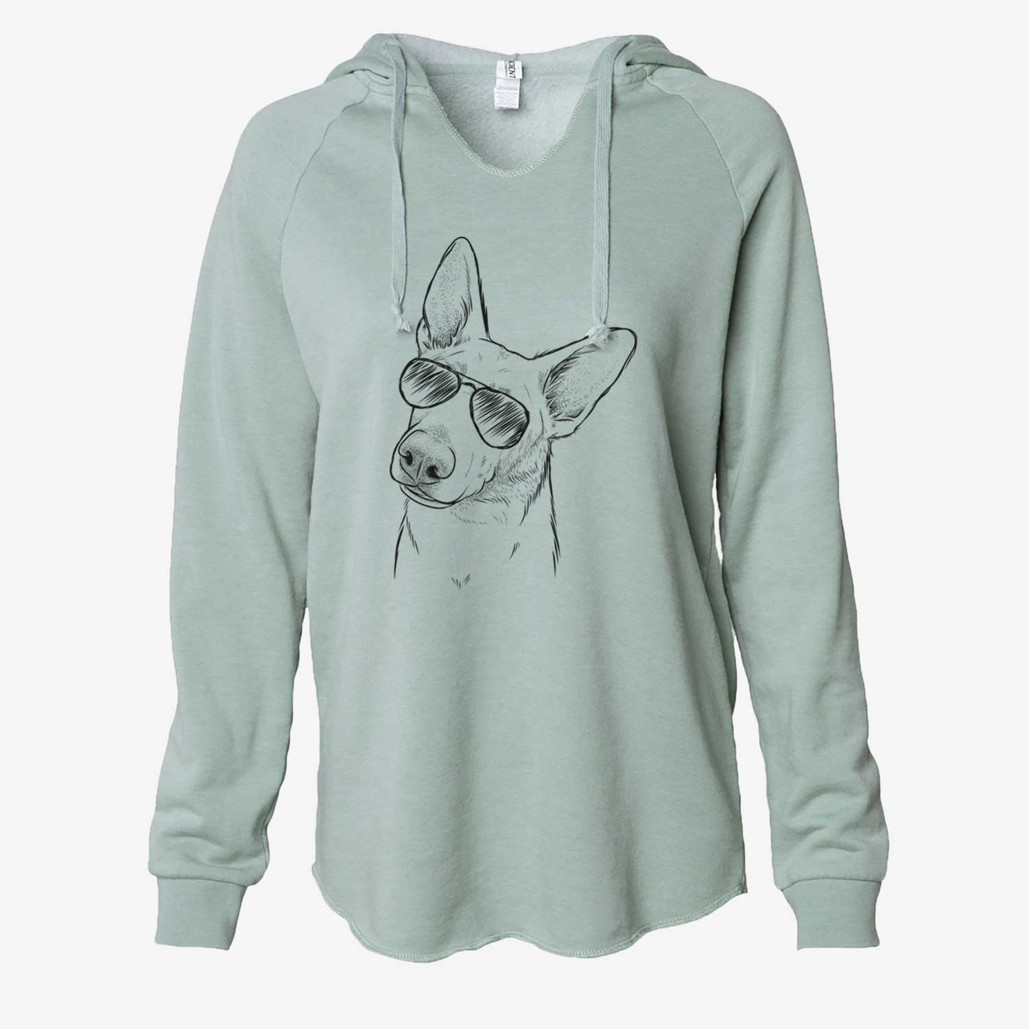 Elsa the German Shepherd - Cali Wave Hooded Sweatshirt