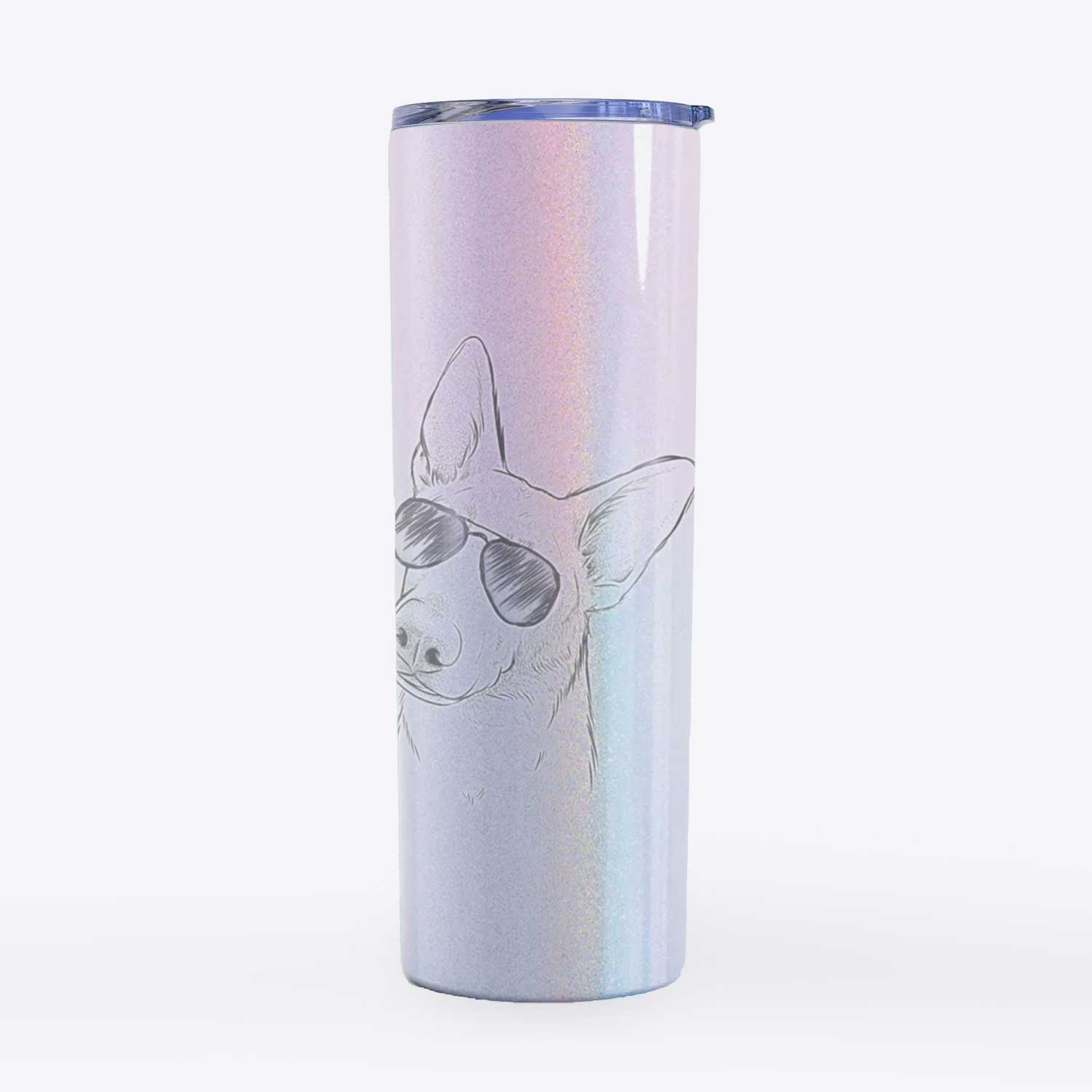 Elsa the German Shepherd - 20oz Skinny Tumbler