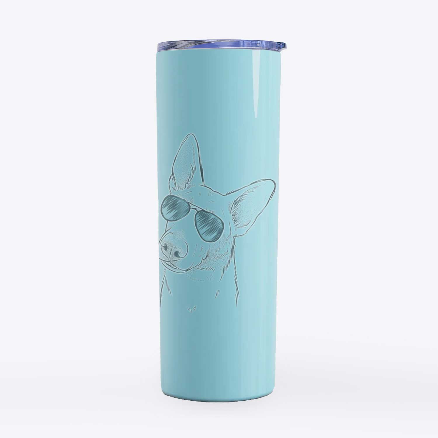 Elsa the German Shepherd - 20oz Skinny Tumbler