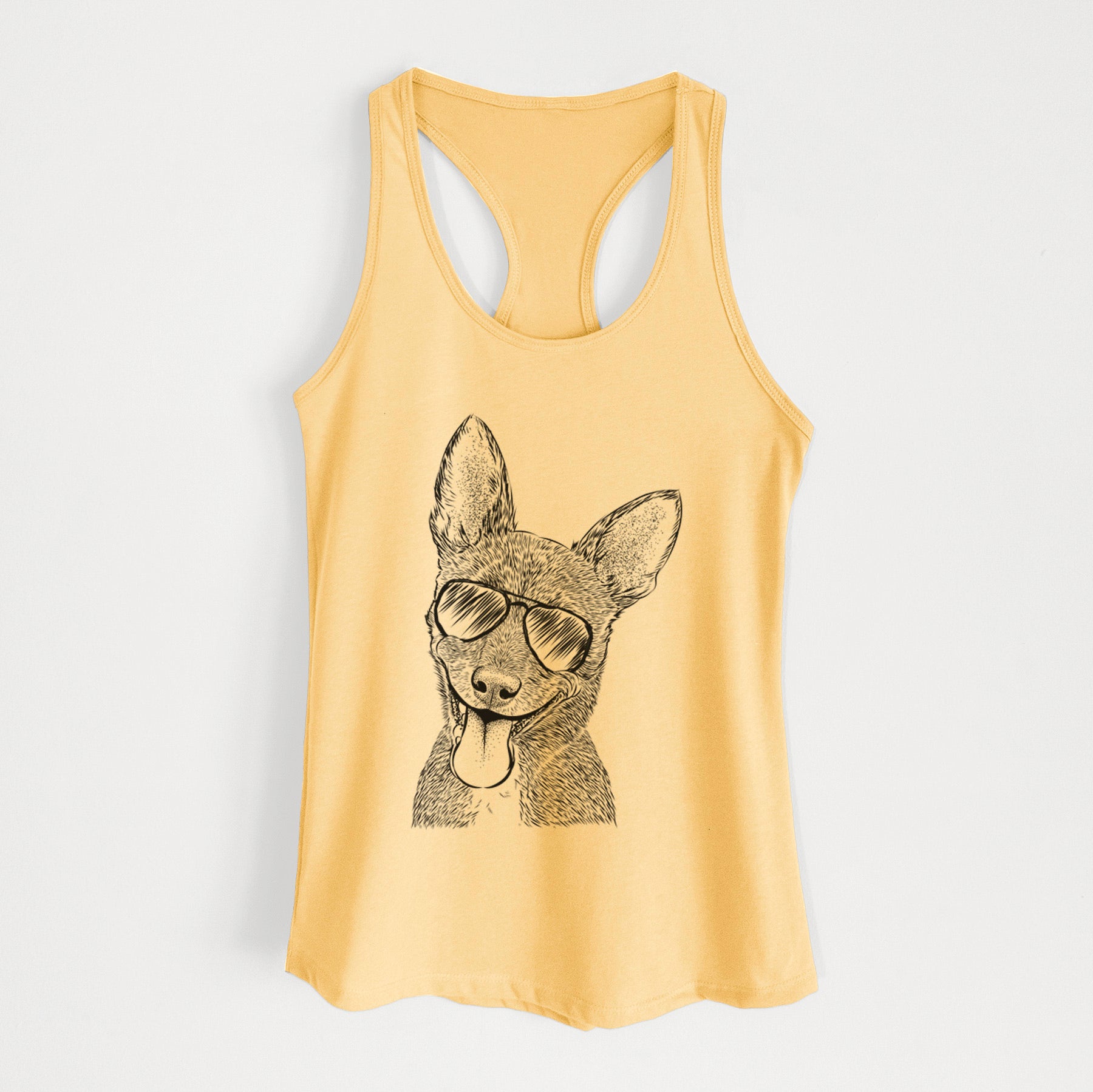 Elvira the Terrier Mix - Women's Racerback Tanktop