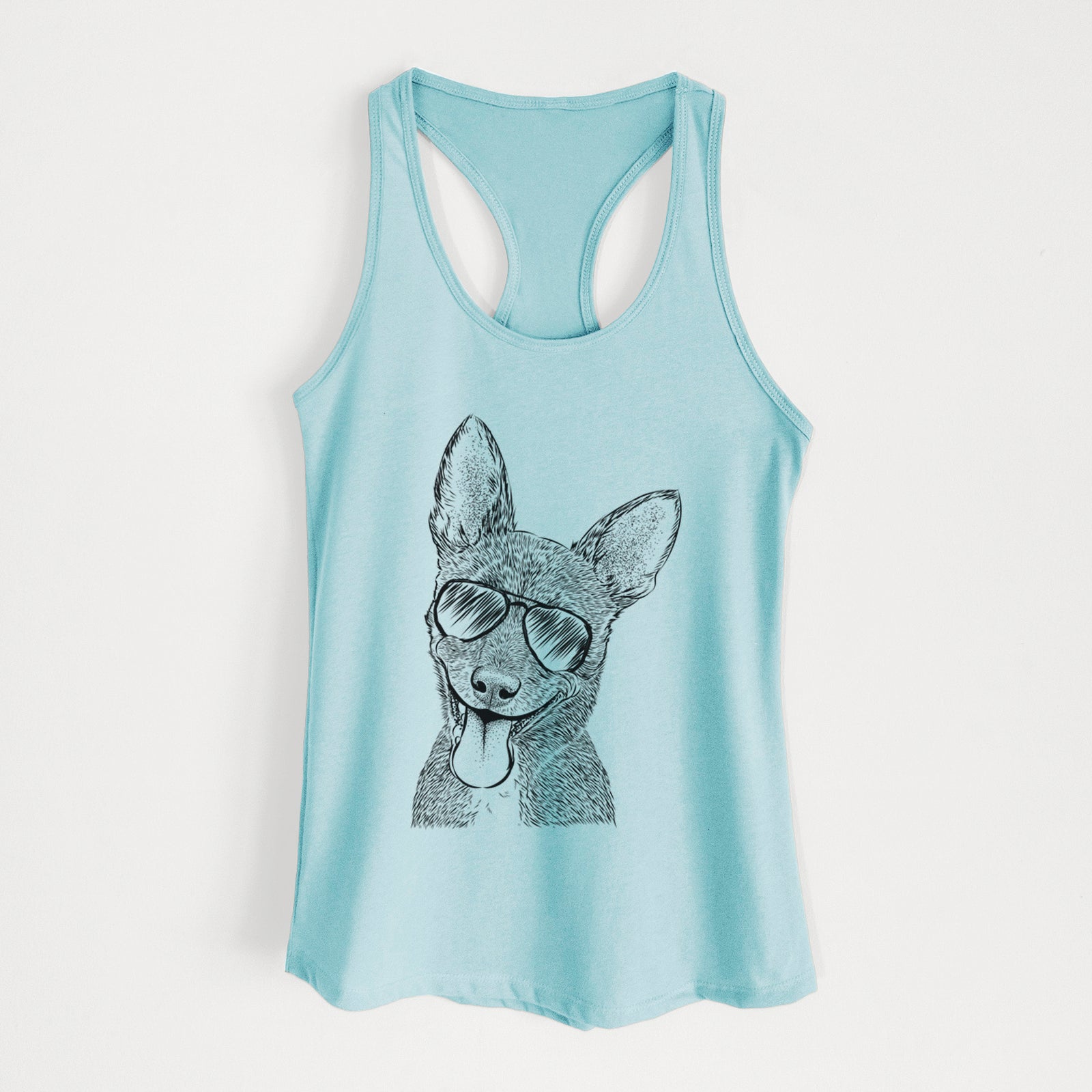Elvira the Terrier Mix - Women's Racerback Tanktop