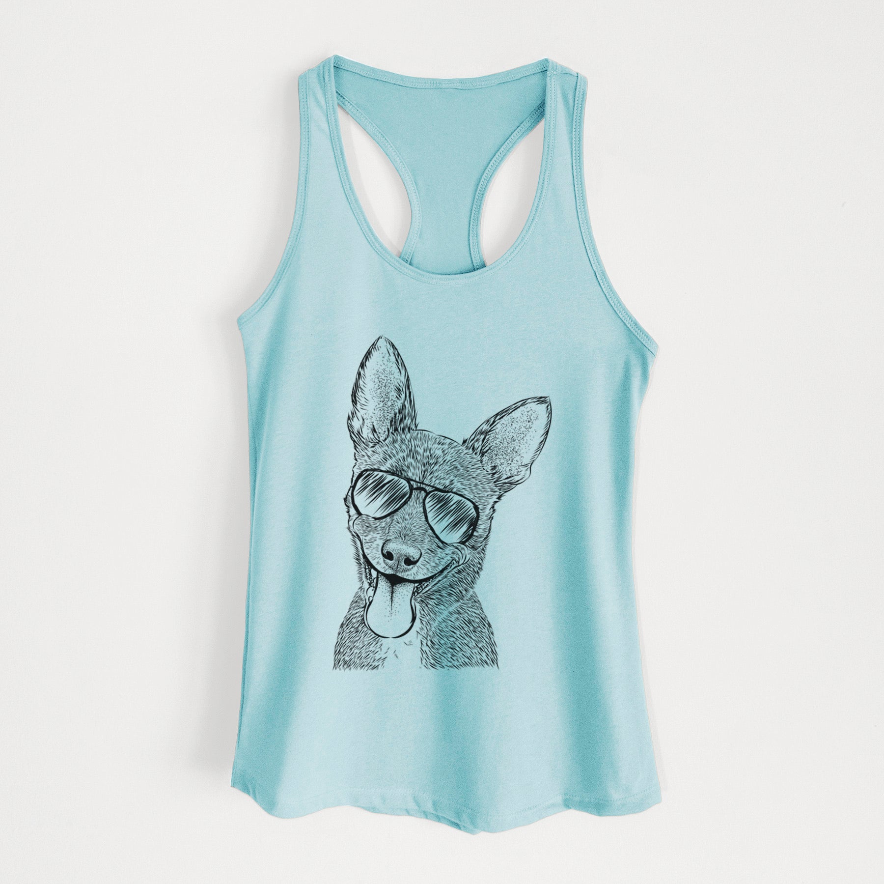 Elvira the Terrier Mix - Women's Racerback Tanktop