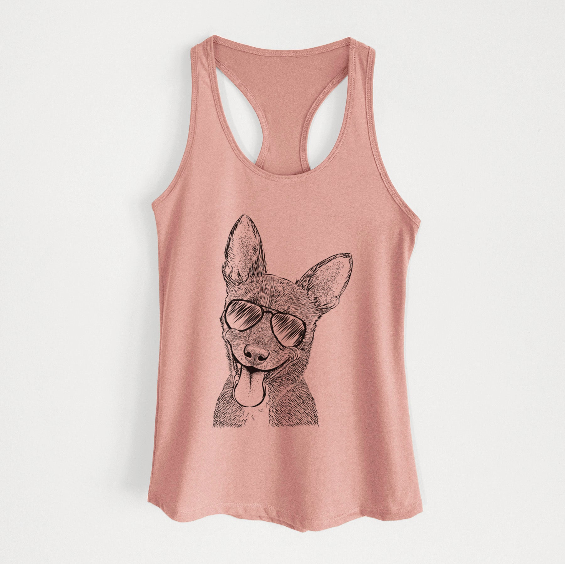 Elvira the Terrier Mix - Women's Racerback Tanktop