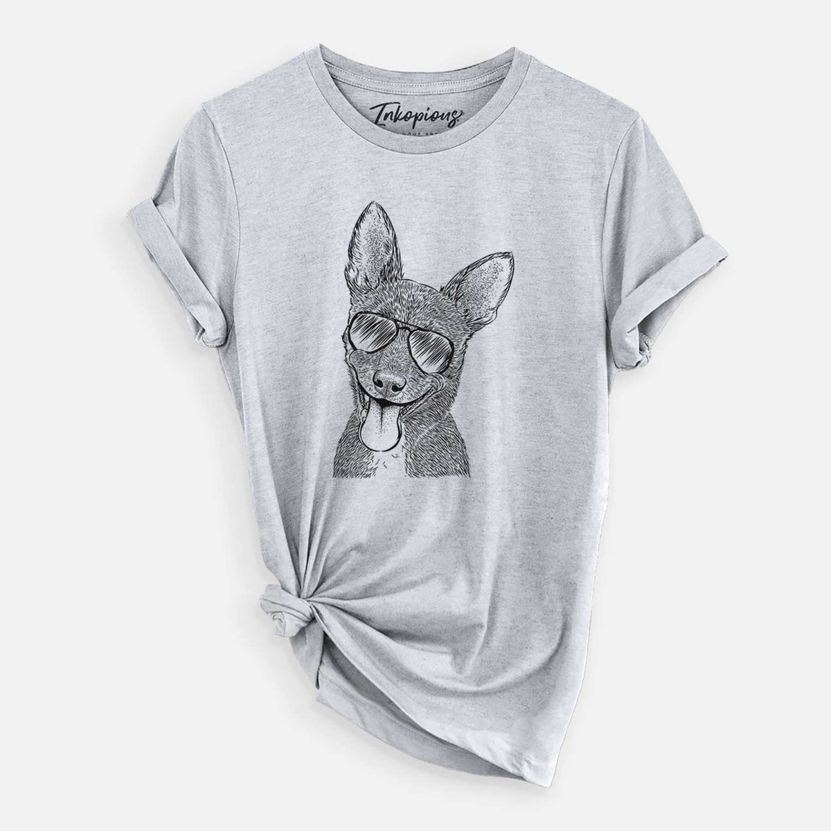 Aviator Elvira the Terrier Mix - Unisex Crewneck