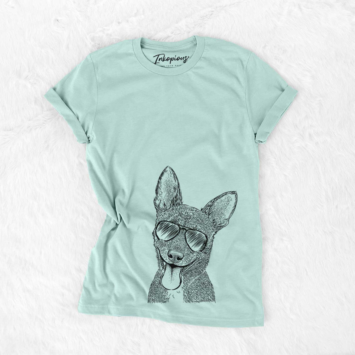 Aviator Elvira the Terrier Mix - Unisex Crewneck