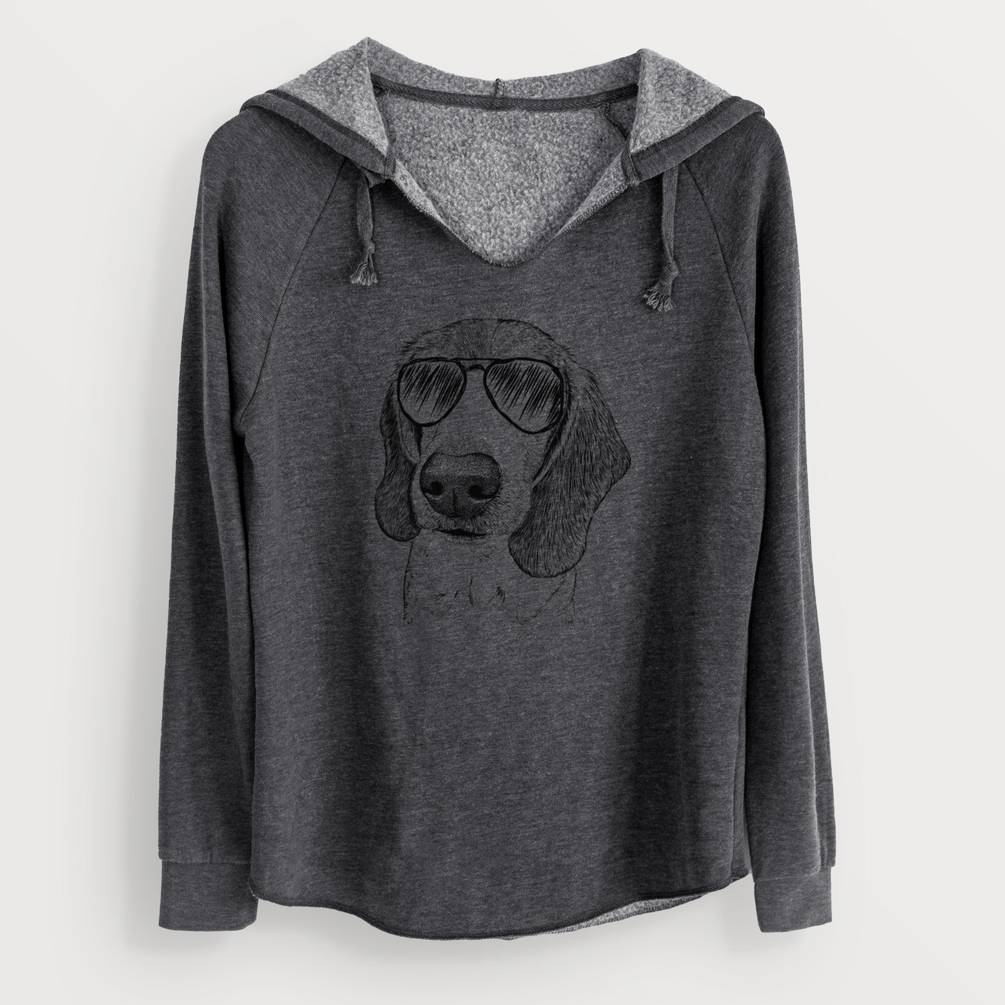 Aviator Elvis the Bluetick Beagle - Cali Wave Hooded Sweatshirt