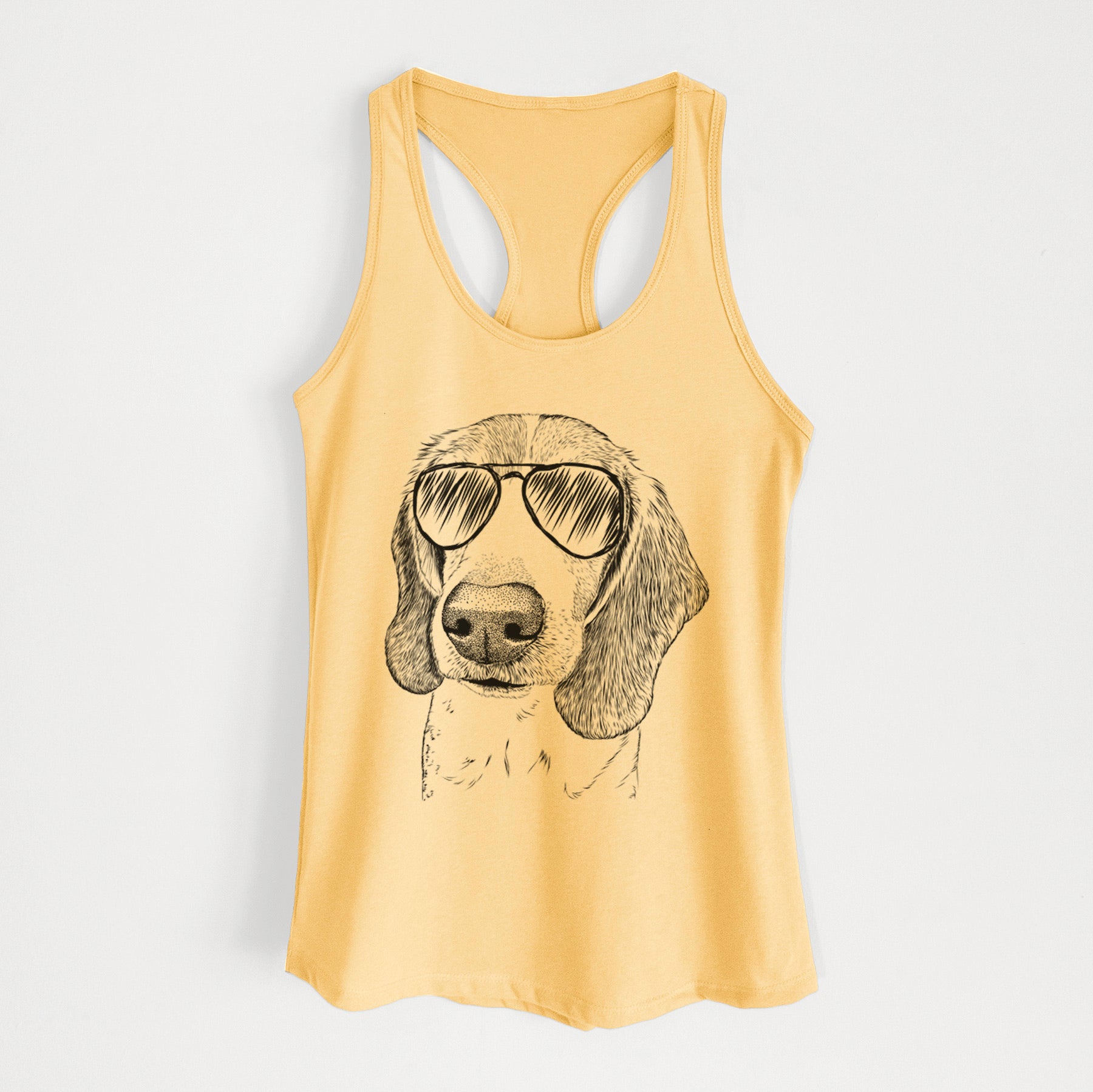 Elvis the Bluetick Beagle - Women's Racerback Tanktop