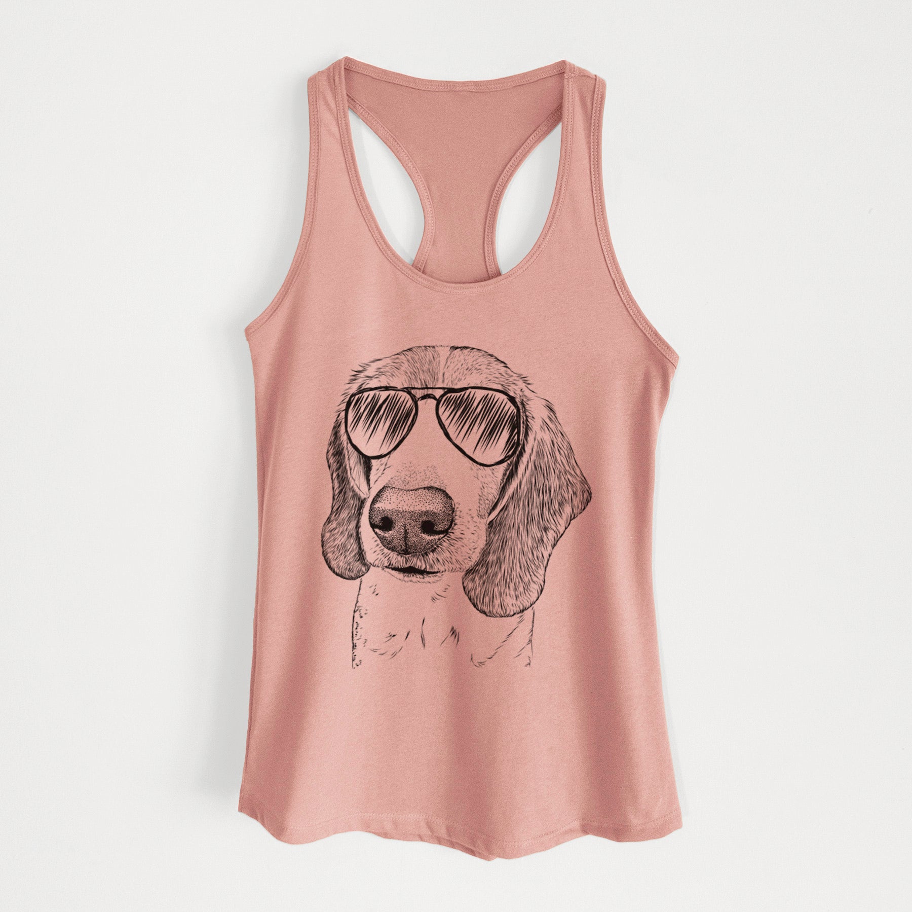 Elvis the Bluetick Beagle - Women's Racerback Tanktop