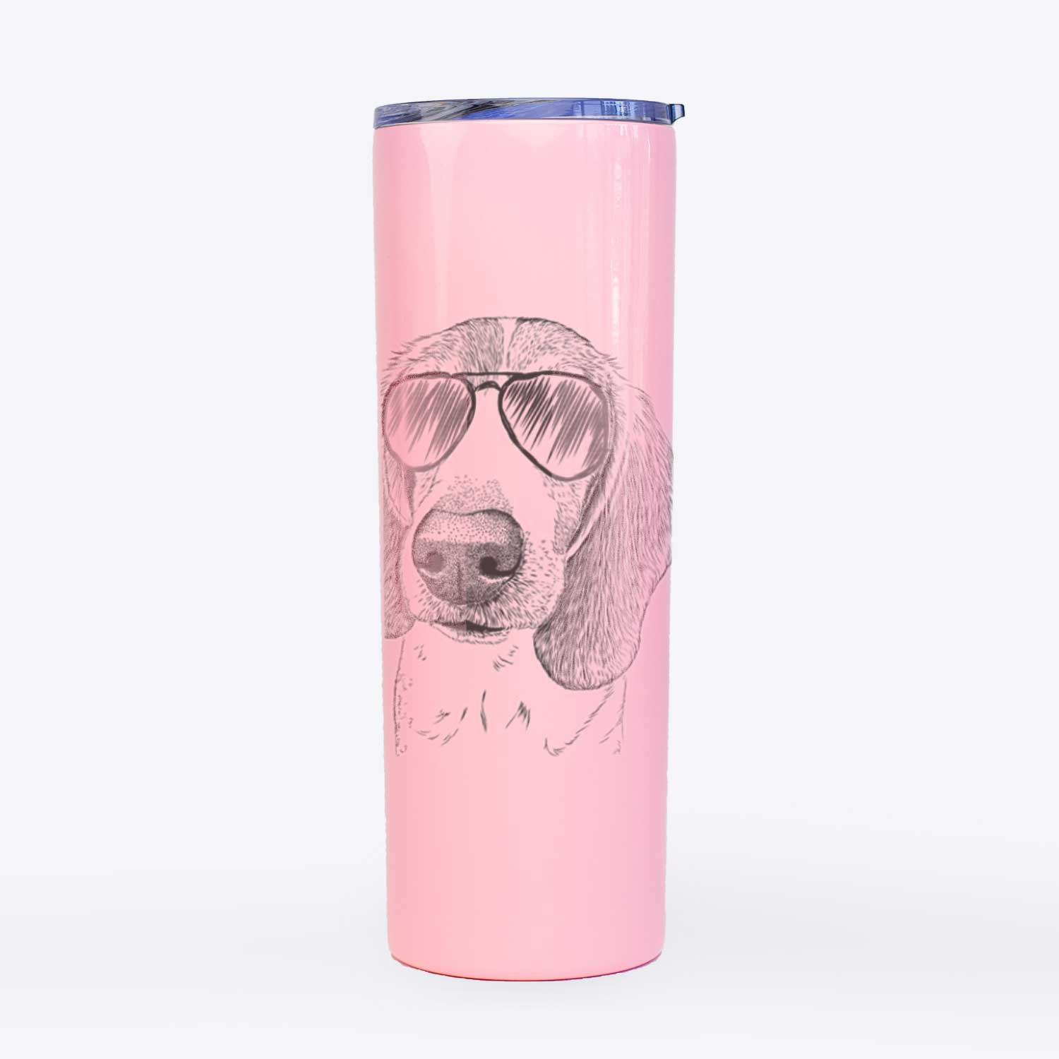 Elvis the Bluetick Beagle - 20oz Skinny Tumbler