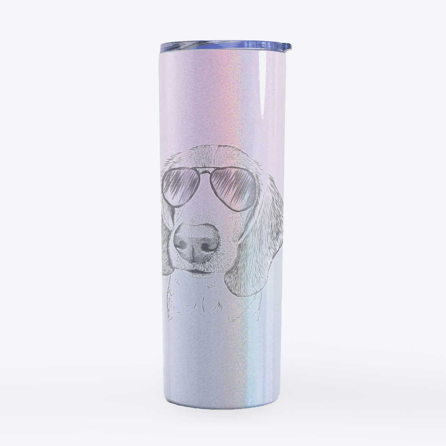 Elvis the Bluetick Beagle - 20oz Skinny Tumbler