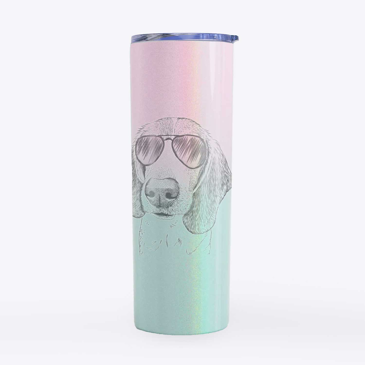 Elvis the Bluetick Beagle - 20oz Skinny Tumbler