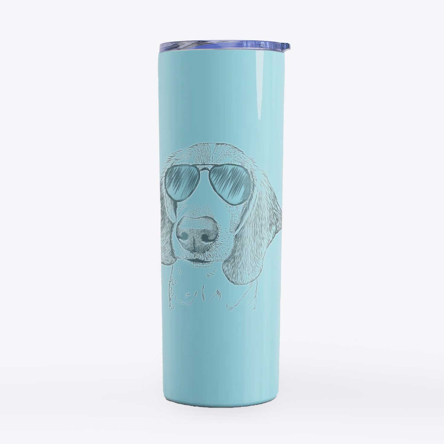 Elvis the Bluetick Beagle - 20oz Skinny Tumbler