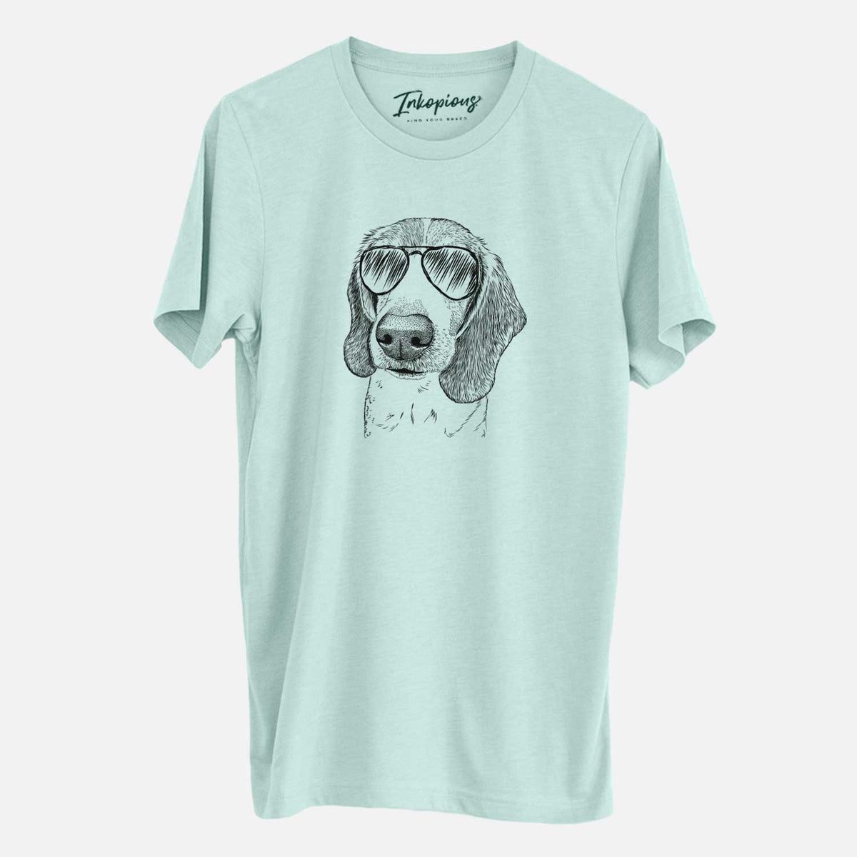 Aviator Elvis the Bluetick Beagle - Unisex Crewneck
