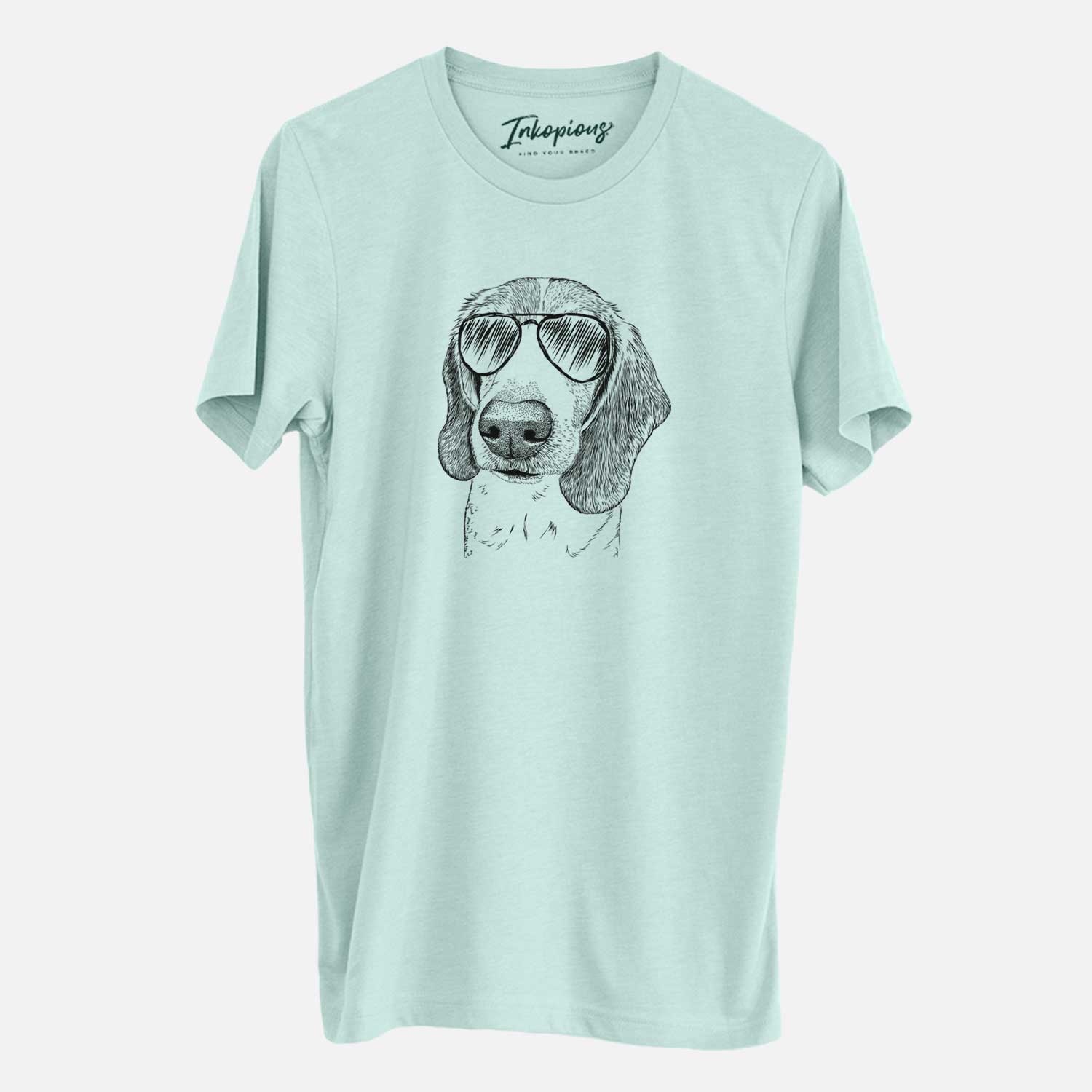 Aviator Elvis the Bluetick Beagle - Unisex Crewneck