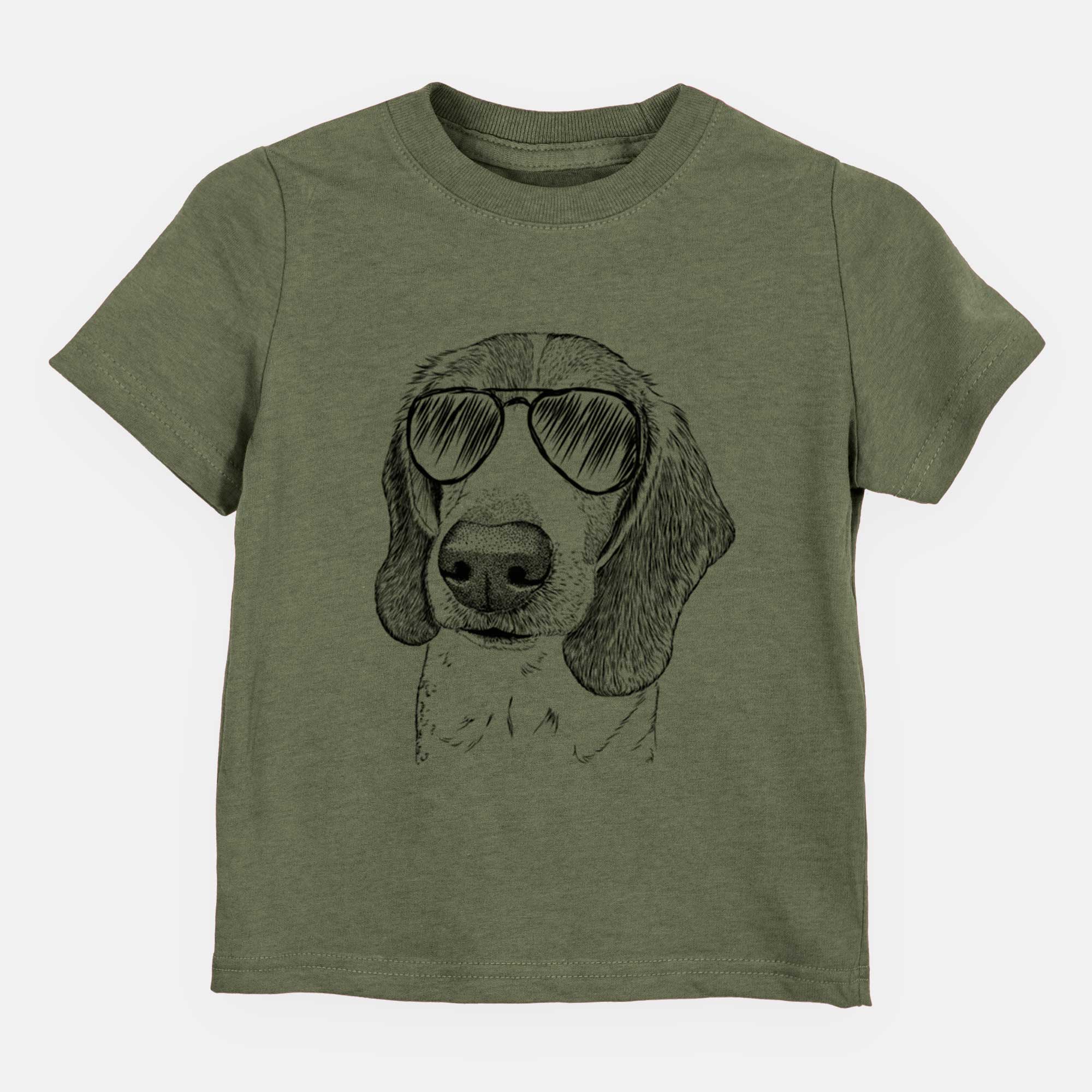 Aviator Elvis the Bluetick Beagle - Kids/Youth/Toddler Shirt