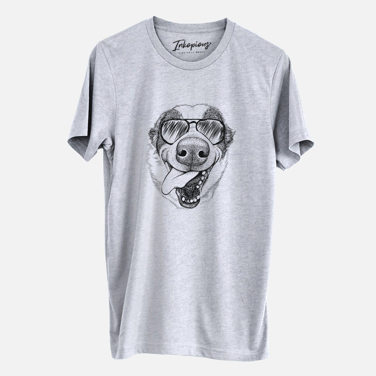 Aviator Elwood the Border Collie - Unisex Crewneck