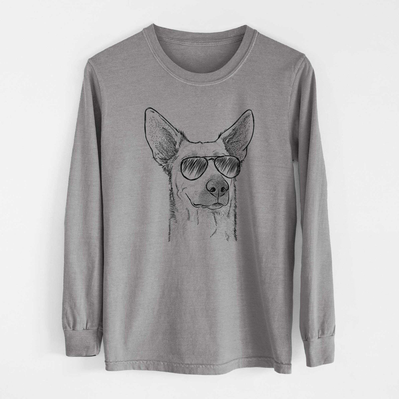 Aviators Ember the Shepherd Mix - Heavyweight 100% Cotton Long Sleeve
