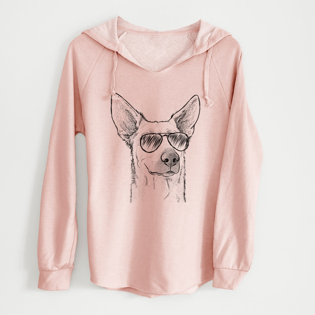 Aviator Ember the Shepherd Mix - Cali Wave Hooded Sweatshirt